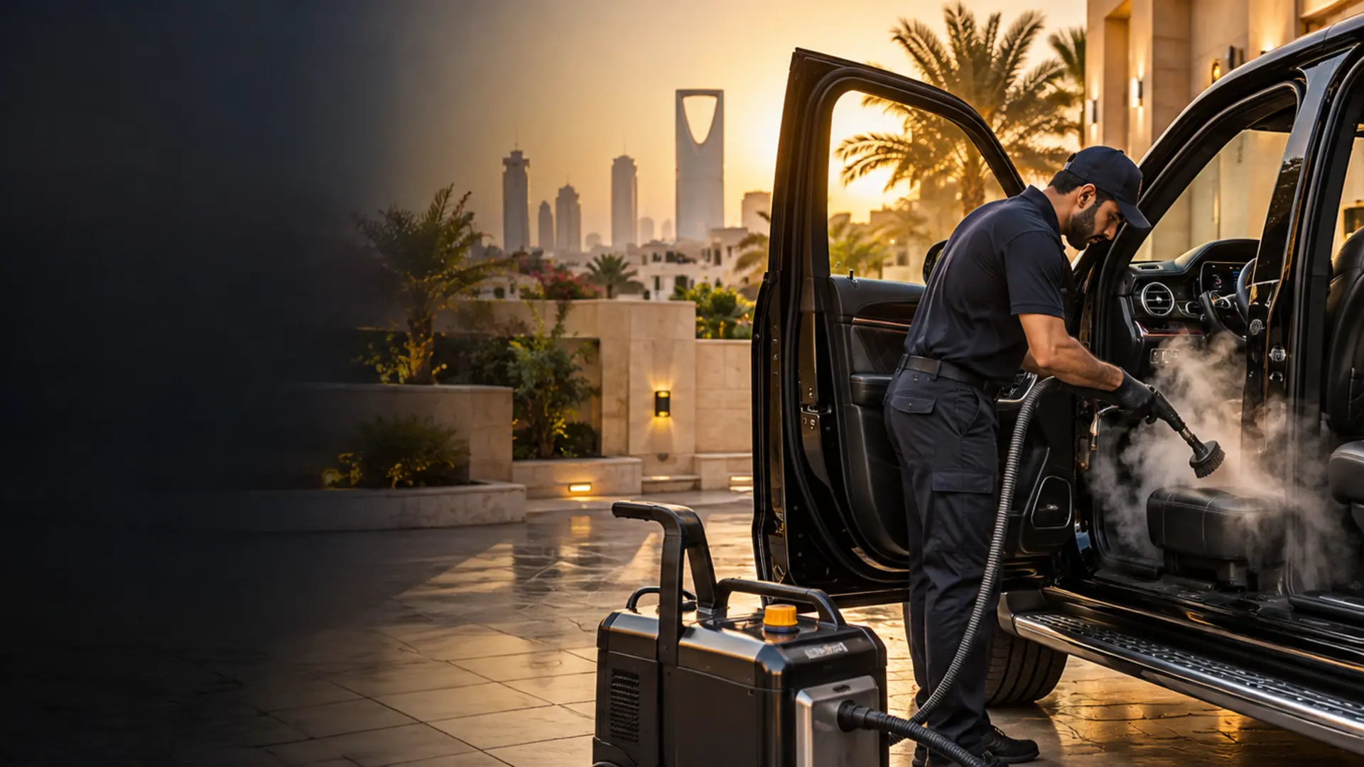 تلميع سيارات متنقل بالمبرز والأحساء